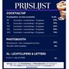 Basis pakket - 50 cocktails 